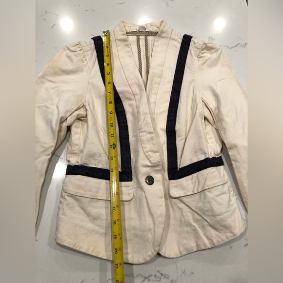 Loft Petite Cotton Blazer Coat Size 2P - Picture 12 of 16